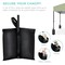 Best Choice Products 12x12ft Easy Setup Pop Up Canopy w/ 1-Button Setup, Wheeled Case, 4 Weight Bags
